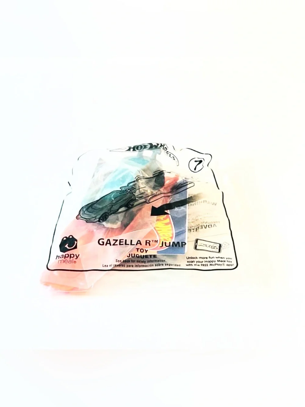 ⭐️5 For 25⭐️ Mattel Hot Wheels 2019 McDonalds Happy Meal Toy - 7 Gazella R Jump